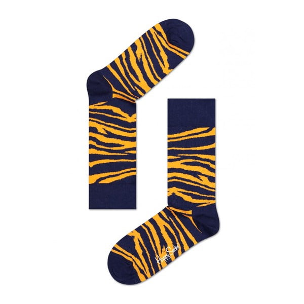 Ponožky Happy Socks Yellow Zebra, vel. 36-40