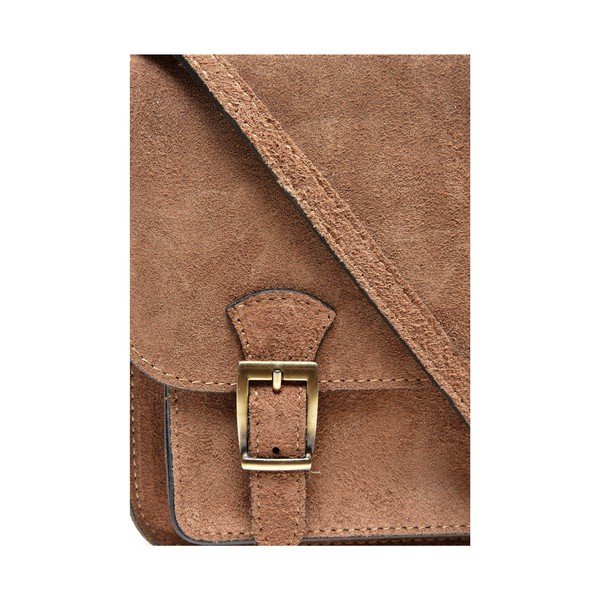 Helepruun nahast õlakott - Renata Corsi-image-3