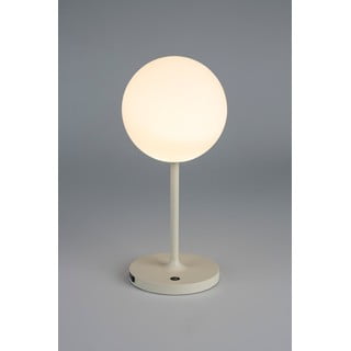 Kreem timmitav laualamp (kõrgus 33 cm) Hub - White Label
