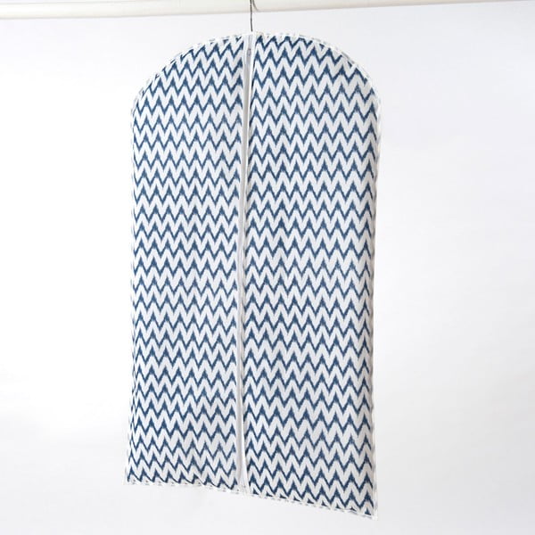 Textilní závěsný obal na šaty Compactor Zig Zag, 100 cm