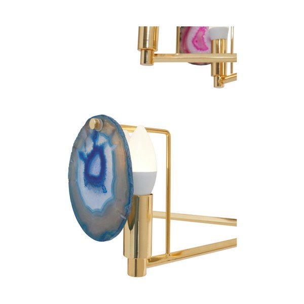 Metallist ripplamp kuldses värvitoonis Glamour - Premier Housewares-image-3