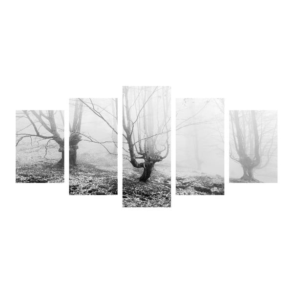 Vícedílný obraz Black&White Winter
