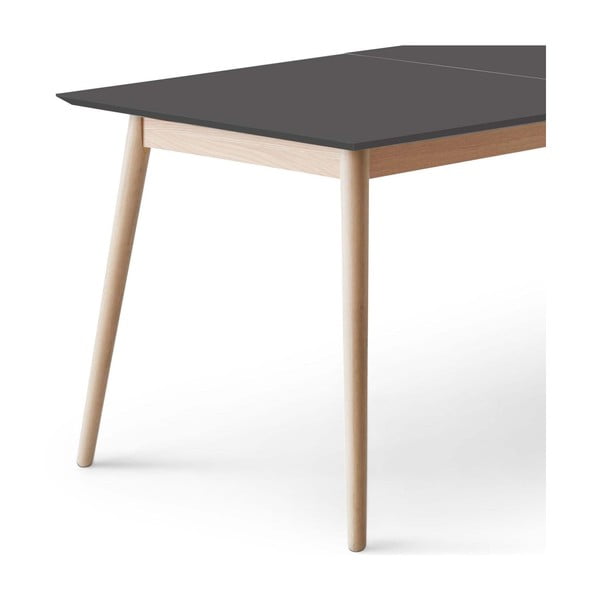 Must kokkupandav söögilaud lisaplaadiga 90x165 cm Meza - Hammel Furniture-image-4