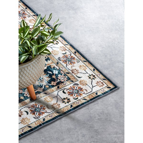 Sinine vaip 80x150 cm Saveh Blue Cream - Elle Decoration-image-2