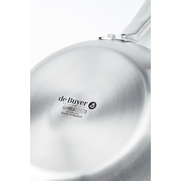 Roostevabast terasest praepann, ø 32 cm Alchimy - de Buyer-image-4