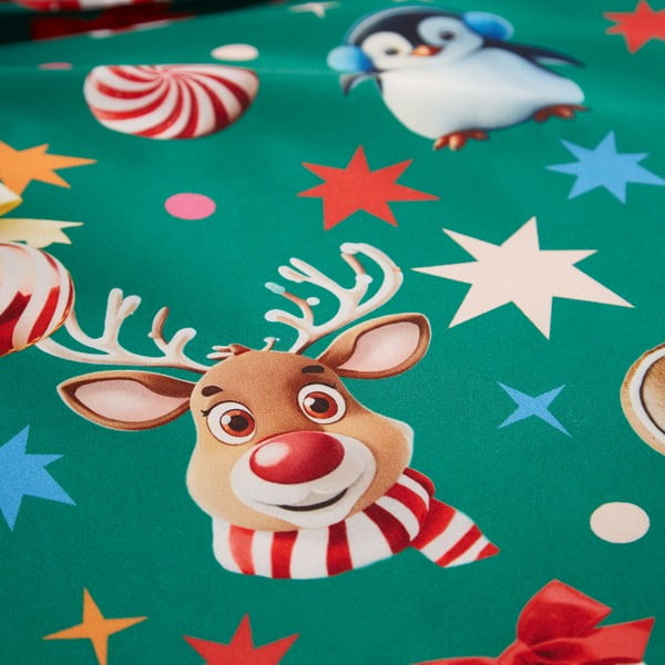 Roheline voodipesu kaheinimesevoodile 200x200 cm Christmas Icons - Catherine Lansfield-image-4