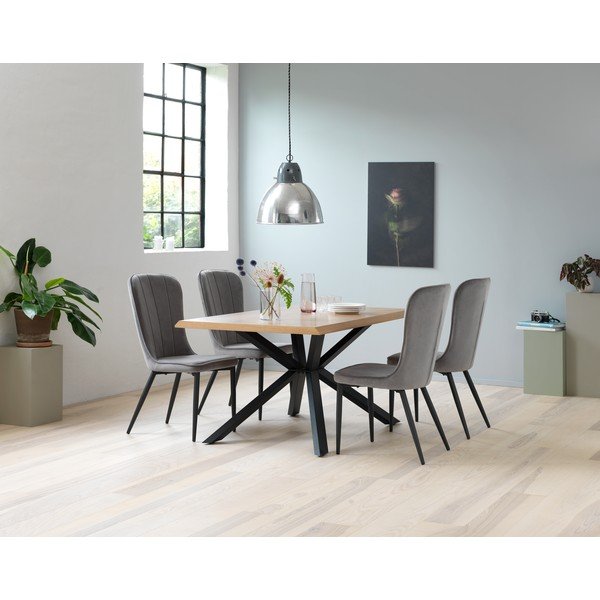 Tammepuidust söögilaud 90x160 cm Arno - Unique Furniture-image-1