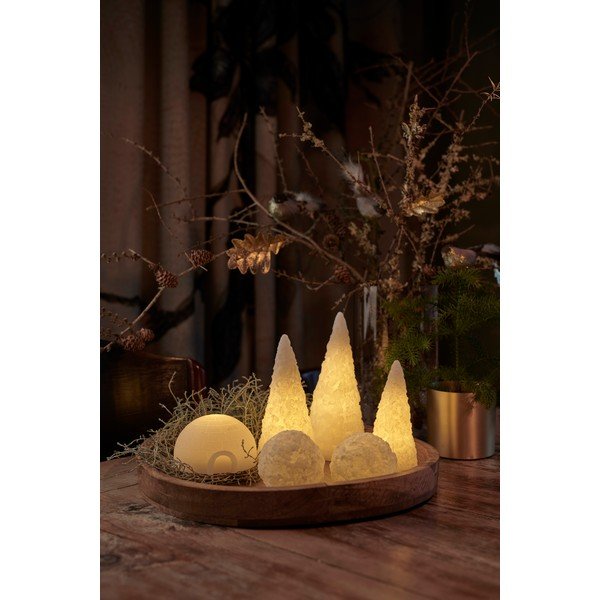 LED valgusdekoratsioon Koonus, kõrgus 18 cm Snow - Sirius-image-1