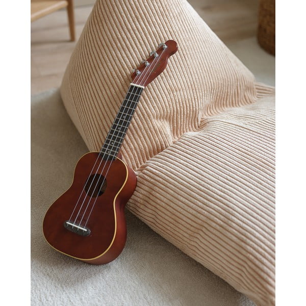 Helepruun velvetist laste kott-tool Big Lounger - Wigiwama-image-2