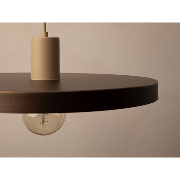 Helepruun metallist ripplamp ø 40 cm Ori - Micadoni-image-1