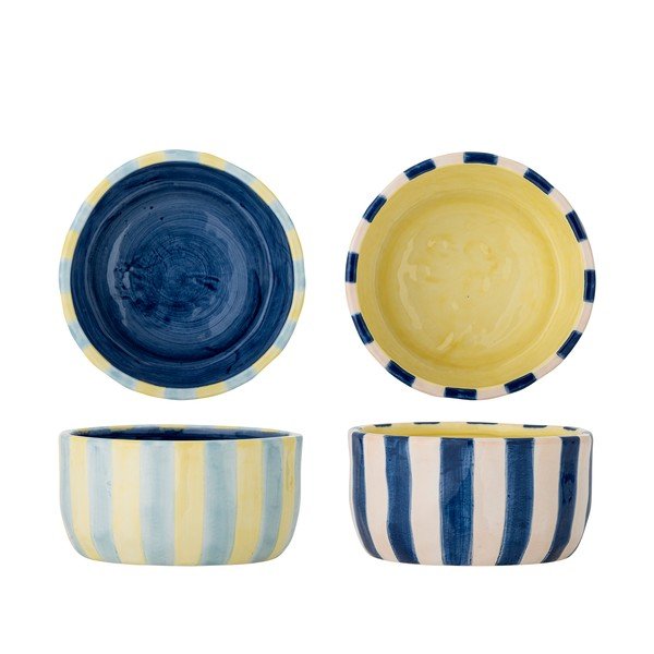 Kollased/sinised keraamilised kausid komplektis 4 tk 300 ml Phoenix - Bloomingville-image-4