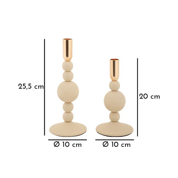 Metallist küünlajalad 2tk komplektis Aster - Mauro Ferretti-image-4