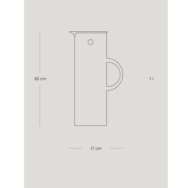 Lavendlivärvi plasttermoskann 1 l EM77 - Stelton-image-4