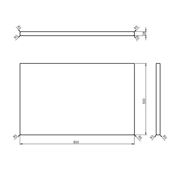 Tammepuidust valamualus 80x50 cm Woody - Sapho-image-4