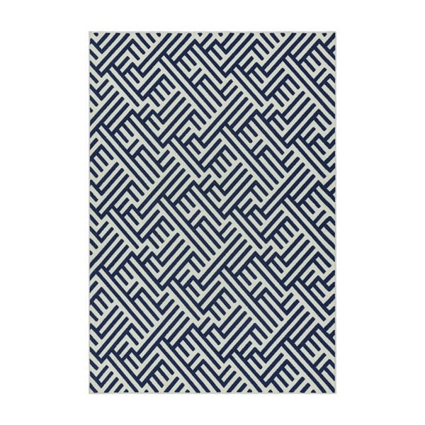 Sinine ja valge vaip , 200 x 290 cm Antibes - Asiatic Carpets