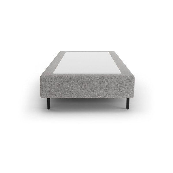 Hall polsterdatud üheinimesevoodi ilma peatsita 90x200 cm Whale - Micadoni-image-2