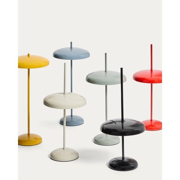 Hall hämardatav LED-laualamp metallist varjuga (kõrgus 35 cm) Porte - Kave Home-image-3