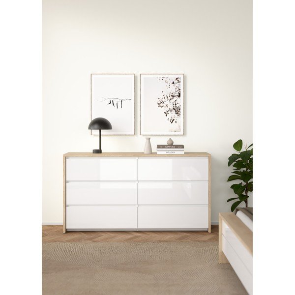 Valge kummut 157x84x48 cm Next - Tvilum-image-1
