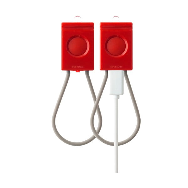 Červená USB blikačka Bookman