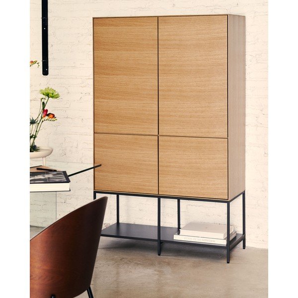 Tammedekoriga kapp 97,5x160 cm Vedrana - Kave Home-image-1