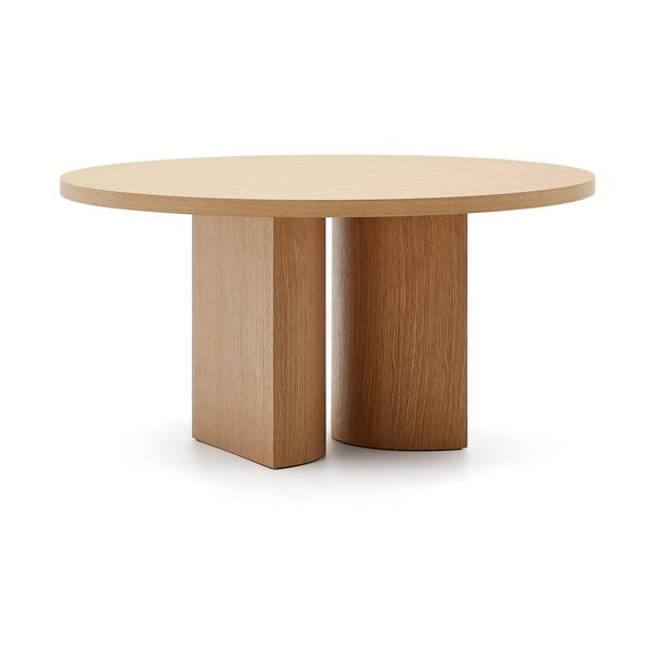 Ümmargune tammespoonist söögilaud ø 150 cm Nealy - Kave Home