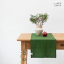 Linane linik 40x200 cm True Green - Linen Tales