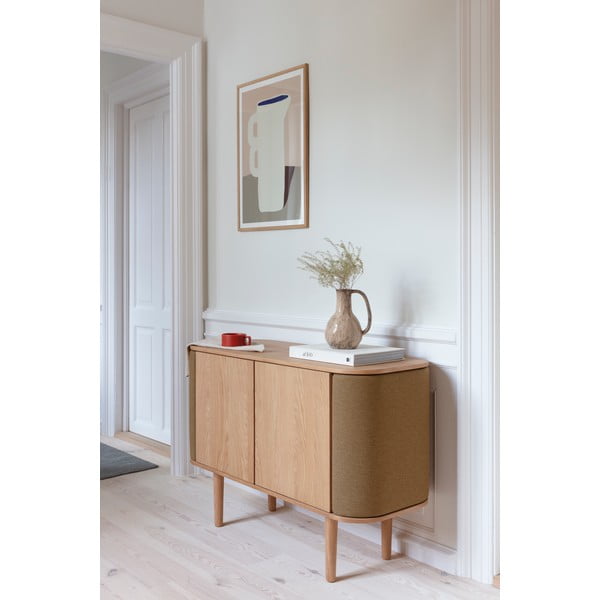 Must-pruun madal kapp tammepuust 109x75 cm Treasures - UMAGE-image-4