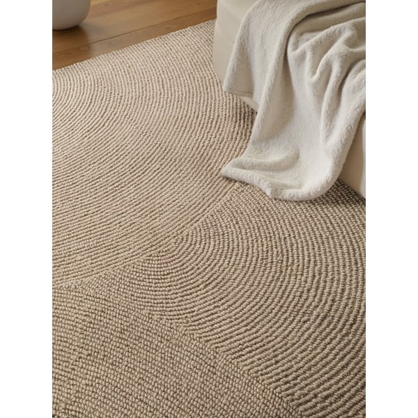 Beež käsitsi kootud villane vaip 160x230 cm Eleni Light Beige - Hanse Home-image-3