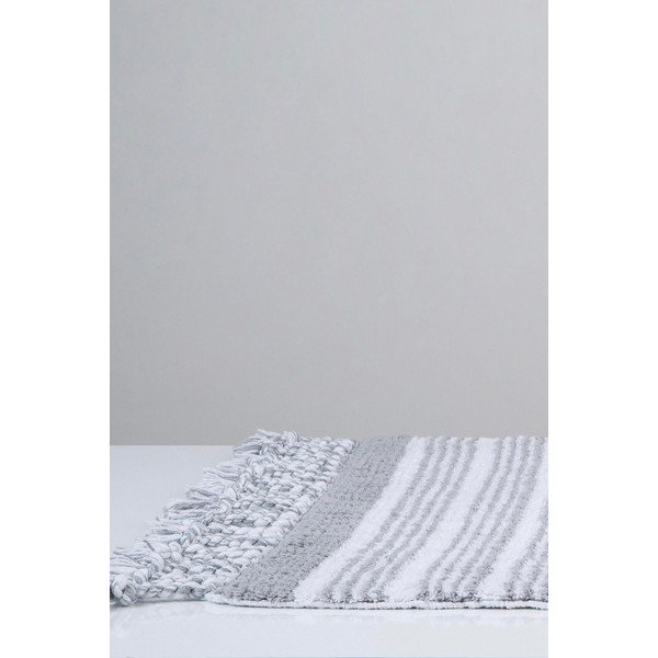 Hall puuvillane vannitoamatt , 60 x 90 cm Martil - Foutastic-image-2