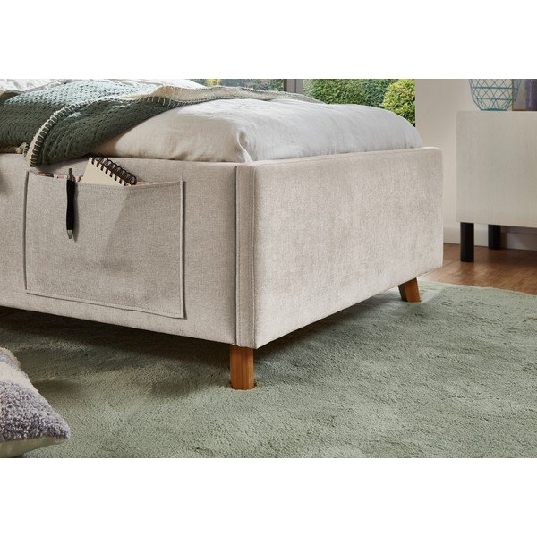 Beež lastevoodi ilma liistudeta 90x200 cm Cosy - Meise Möbel-image-3