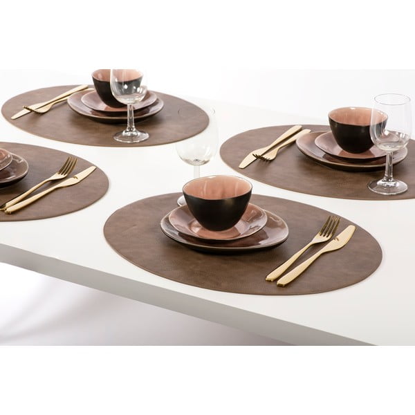 Tumepruun kunstnahast taldriku alusmüts , 33 x 45 cm Troja - ZicZac-image-1