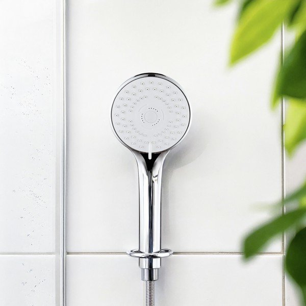 Hõbedane dušipea, läbimõõduga 9,5 cm Uno - Allstar-image-1