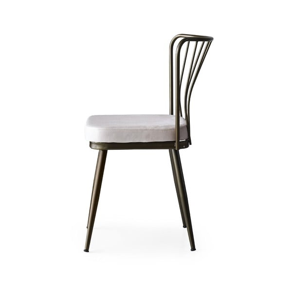 Hallid metallist söögitoolid 2tk komplektis Yildiz - Kalune Design-image-4