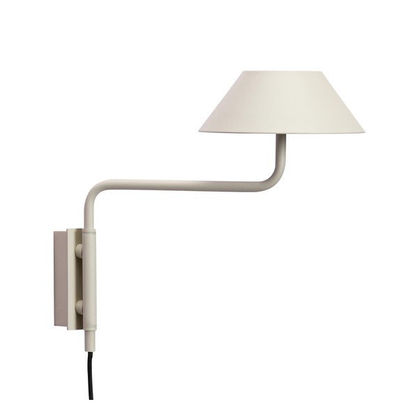 Beež metallist hämardatav LED-seinavalgusti ø 30 cm pistikupesale Cover - Hübsch-image-3