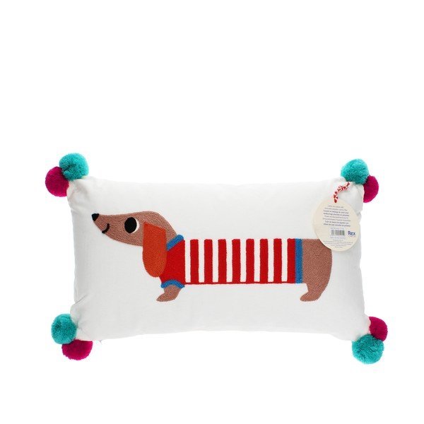 Laste puuvillaseguga padi 50x33 cm Sausage Dog - Rex London-image-4