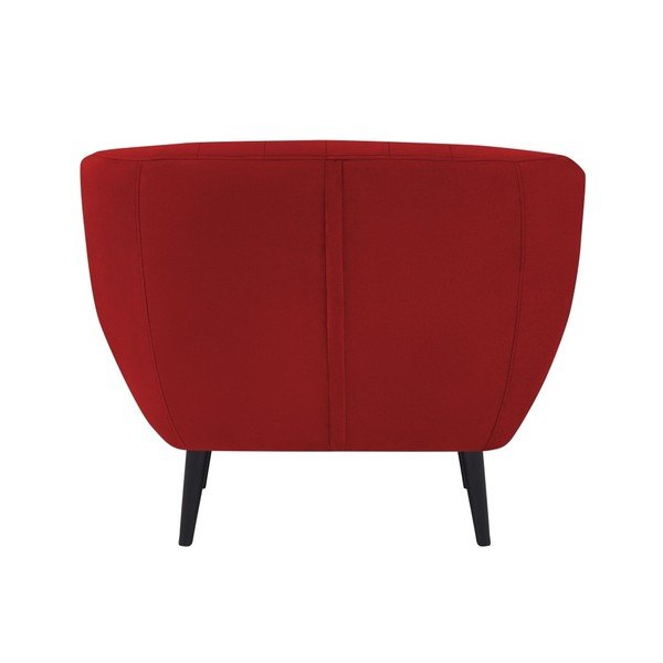 Punane sametist tugitool Toscane - Mazzini Sofas-image-4