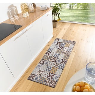 Pruun kordidorivaip 75x150 cm Cappuccino Mosaik - Hanse Home