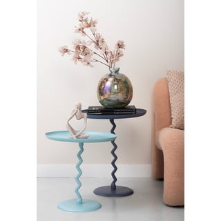 Metallist ümmargune hoiulaud ø 44 cm Zig Zag - Leitmotiv