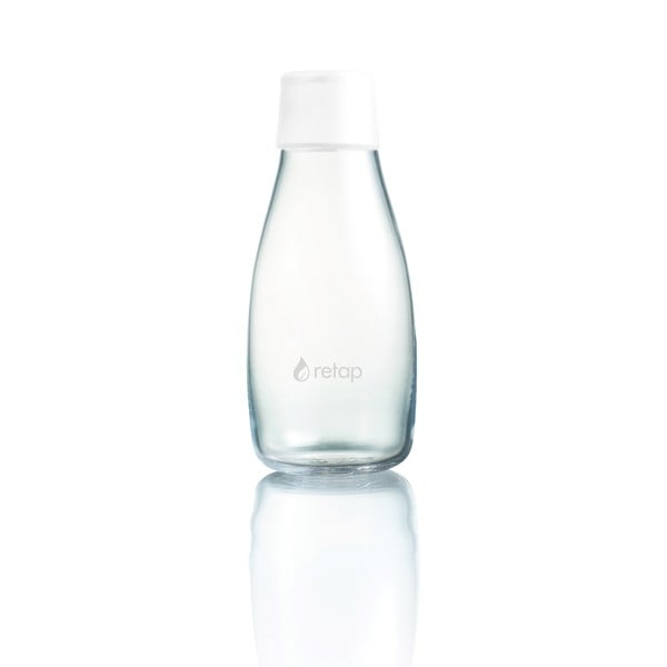 Valge klaasist pudel, 300 ml - ReTap