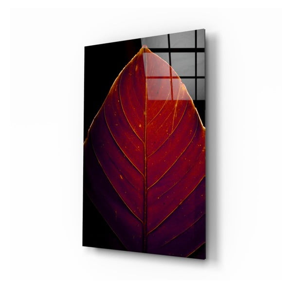 Klaasimaal, 46 x 72 cm Red Leaf - Insigne