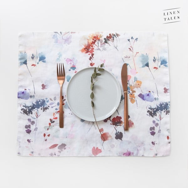 Riidest lauamatt ø 45 cm - Linen Tales-image-1