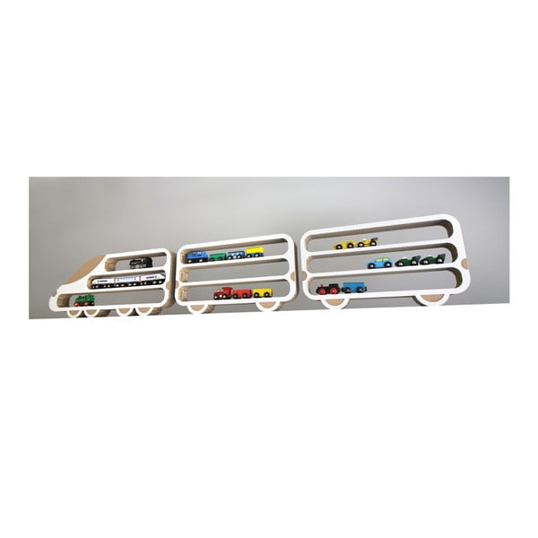 Komplekt, mis koosneb 3 riiulist Vedurist ja 2 vagunist - Unlimited Design for kids-image-2