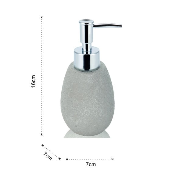 Beež polüresiinist vannitoatarvikute komplekt Cement - Tomasucci-image-1