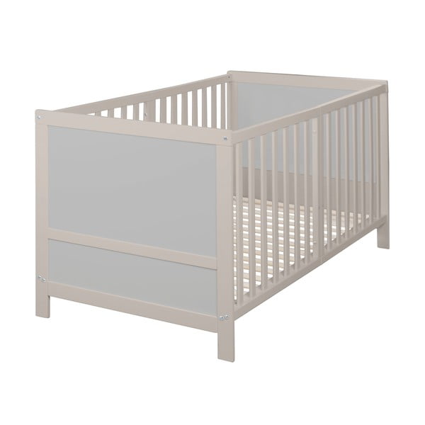 Hall reguleeritava kõrgusega võrevoodi 70x140 cm Easy Sleep - Roba-image-2