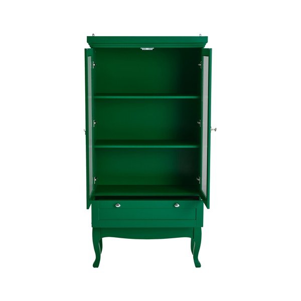 MDF-ist roheline rippuv vitriinkapp 85x170,5x35 cm Prato - Ellos Home-image-4