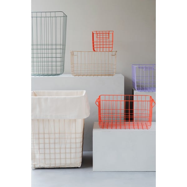 Roheline metallvõrguga pesukorv 64 l Store-It - Mette Ditmer Denmark-image-2