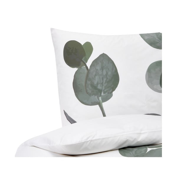 Valge puuvillane voodipesu 200x135 cm Eukalyptus - Westwing Collection-image-2