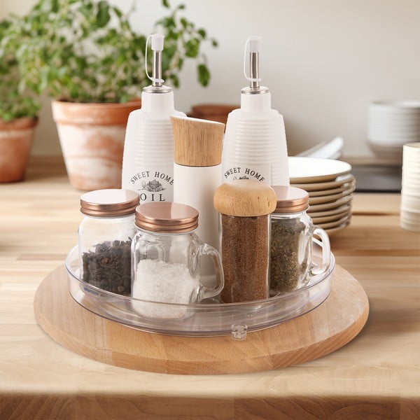 Plastikust pööratav maitseainete organisaator ø 23,5 cm - Orion-image-1