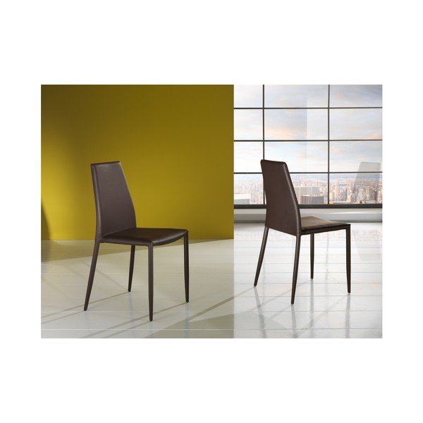 Pruunid söögitoolid 2tk komplektis Lion - Tomasucci-image-3