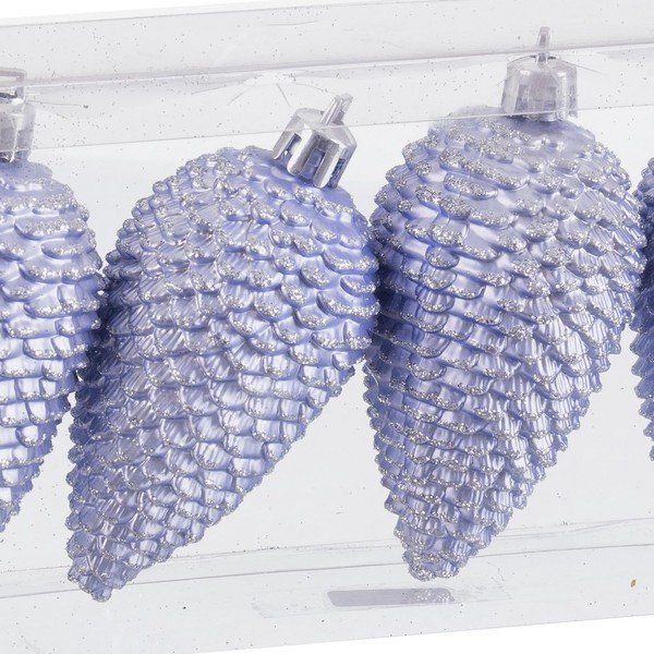 Jõulukaunistused 4 tk komplektis ø 5 cm Cone - Casa Selección-image-1